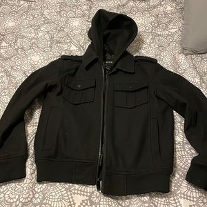 Guess jacket with removable hoodie